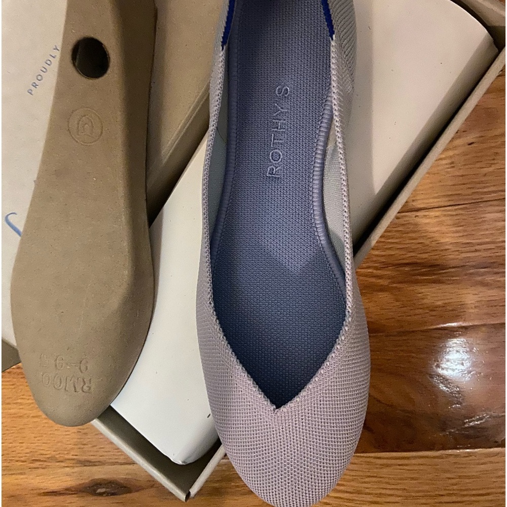 ROTHY'S FLAT GRAPE CRUSH SIZE 9.5- NEW WITH BOX. UNUSED.